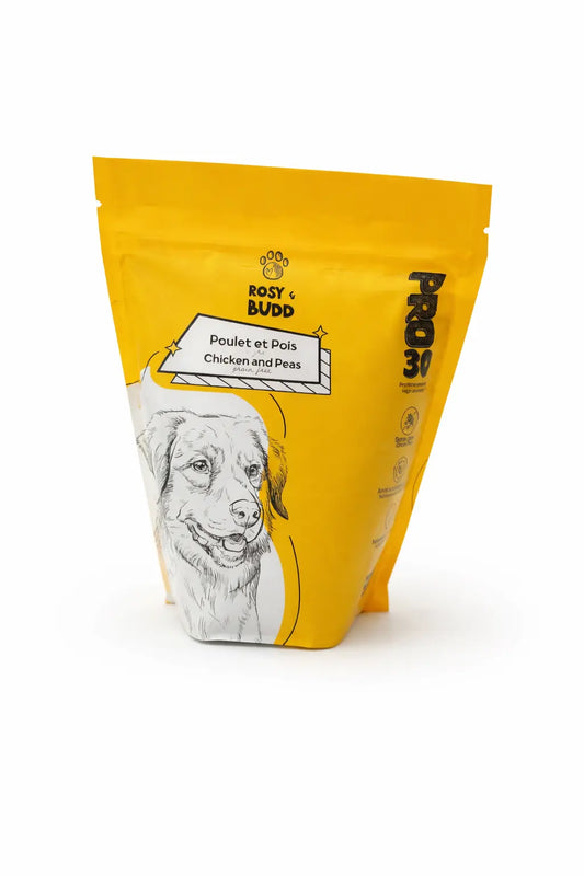 PRO30 Croquettes sans grains Poulet & Pois pour Chien (20 lbs)